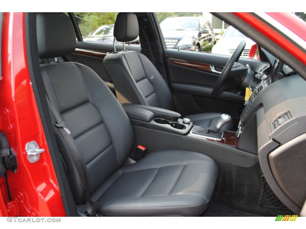 Black Interior 2010 Mercedes-Benz C 350 Sport Photo #53972640
