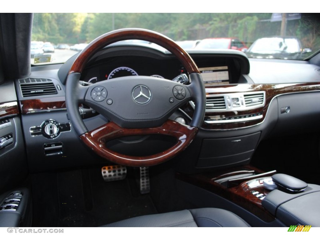 2010 Mercedes-Benz S 63 AMG Sedan Black Dashboard Photo #53972769