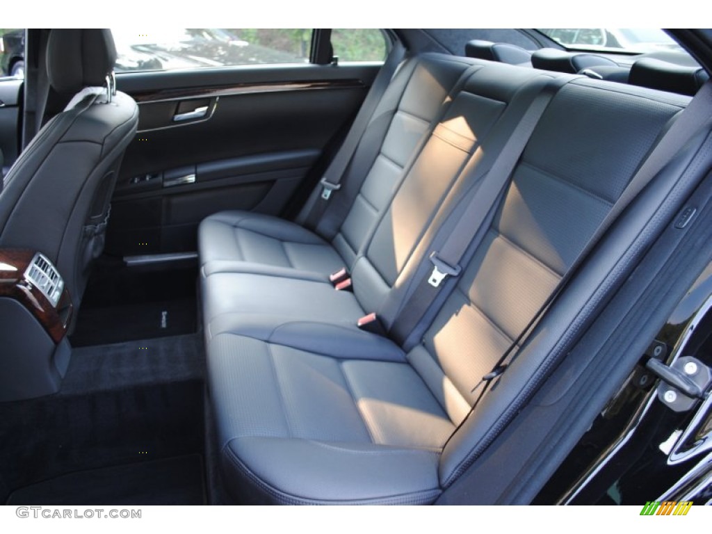 Black Interior 2010 Mercedes-Benz S 63 AMG Sedan Photo #53972778