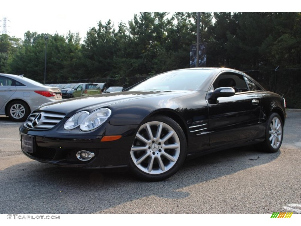 Black 2008 Mercedes-Benz SL 550 Roadster Exterior Photo #53972823