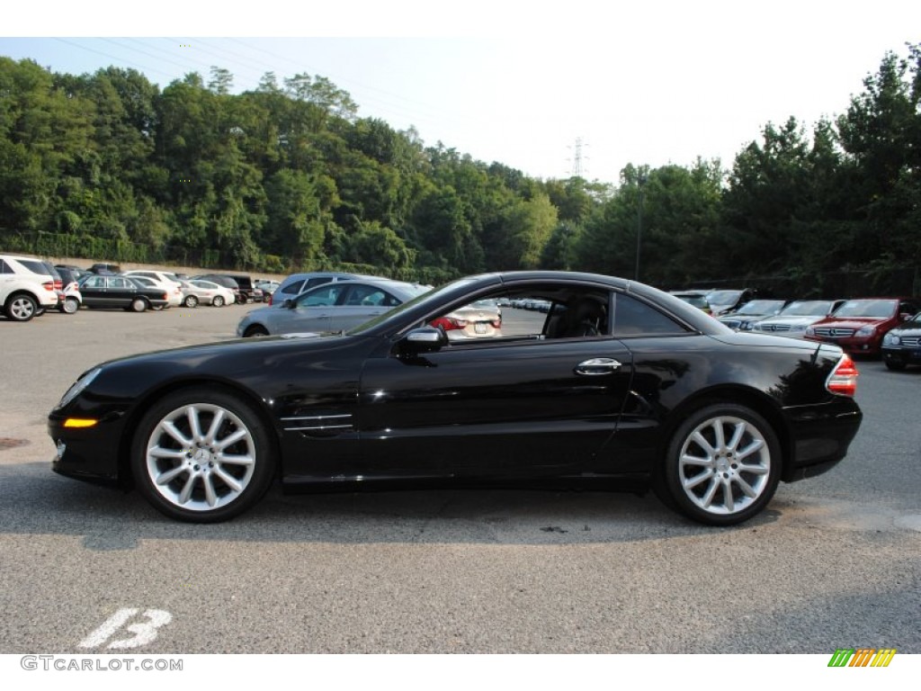 Black 2008 Mercedes-Benz SL 550 Roadster Exterior Photo #53972841
