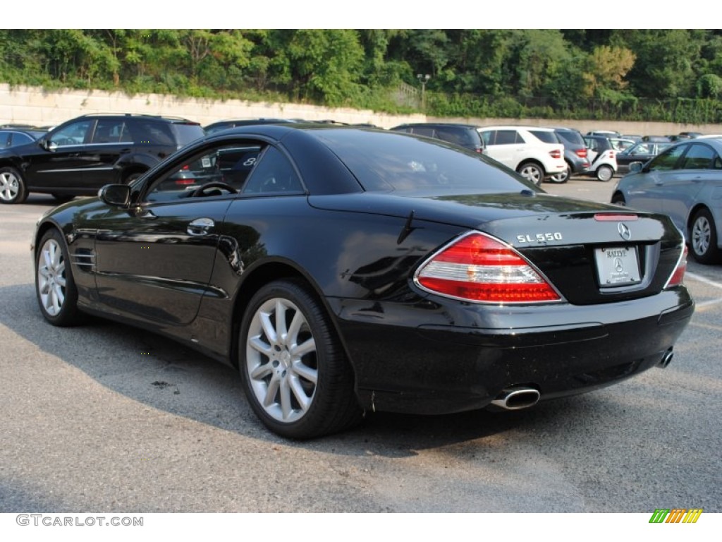 Black 2008 Mercedes-Benz SL 550 Roadster Exterior Photo #53972850