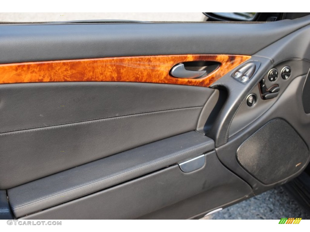 2008 Mercedes-Benz SL 550 Roadster Black Door Panel Photo #53972890