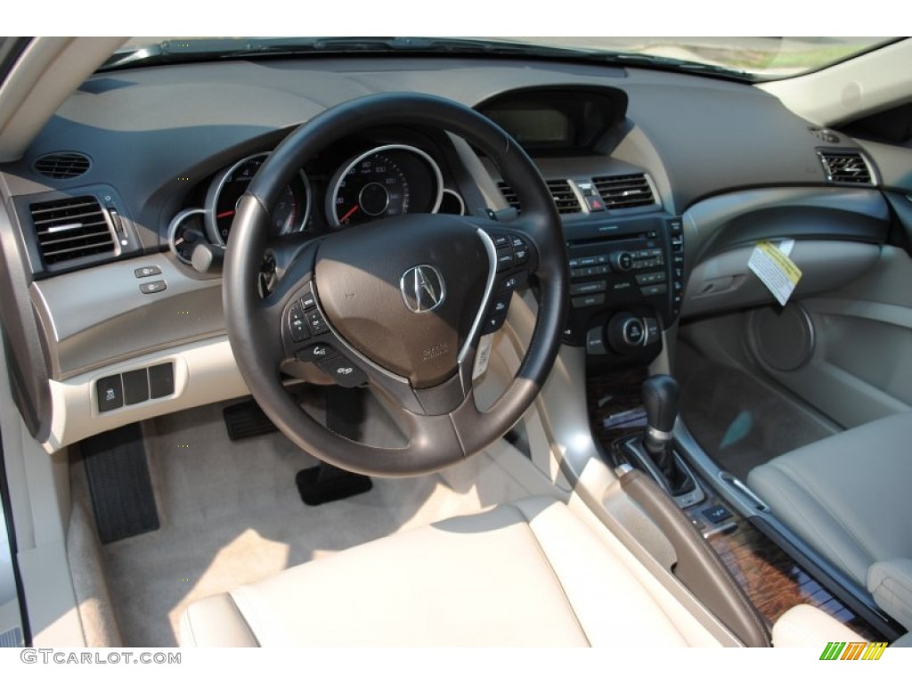 Taupe Gray Interior 2011 Acura TL 3.5 Photo #53973519