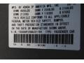  2011 TL 3.5 Paladium Silver Pearl Color Code NH743MX