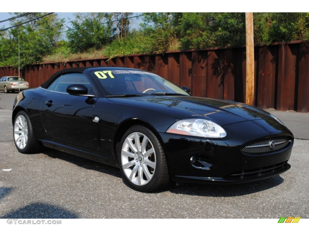 Ebony Black 2007 Jaguar XK XK8 Convertible Exterior Photo #53973597