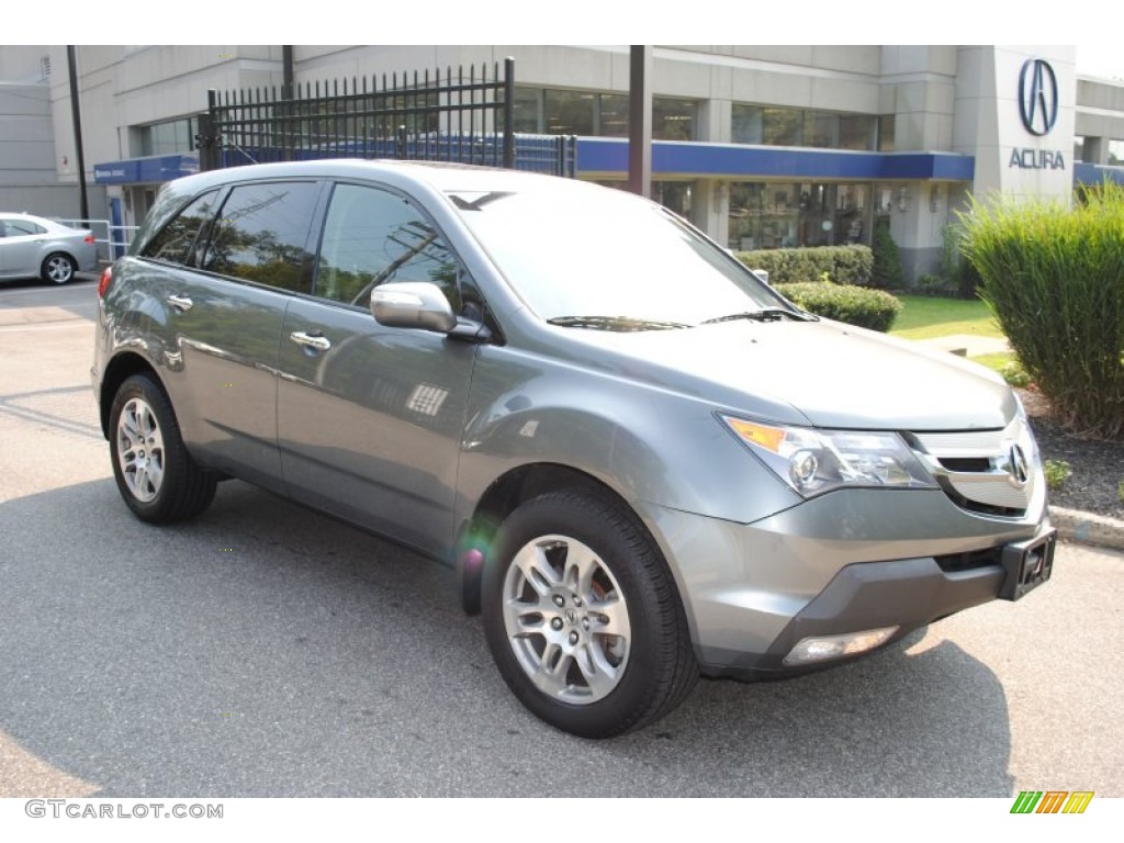 2009 MDX Technology - Sterling Gray Metallic / Ebony photo #6