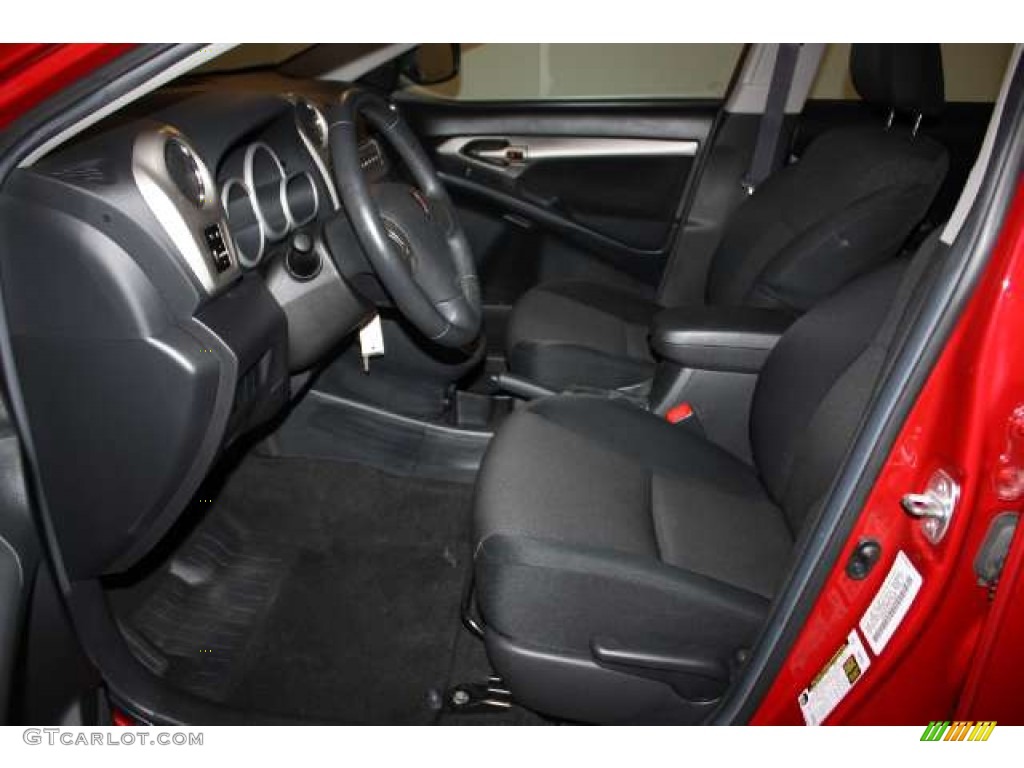 Ebony Interior 2009 Pontiac Vibe 2.4 Photo #53973993