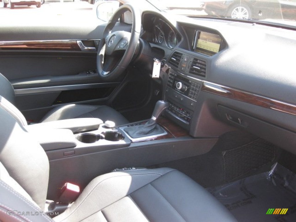Black Interior 2010 Mercedes-Benz E 350 Coupe Photo #53974011