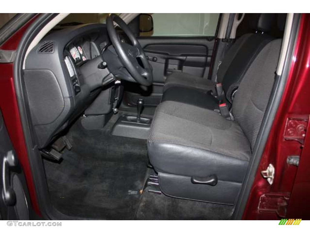 2003 Ram 1500 ST Quad Cab 4x4 - Dark Garnet Red Pearl / Dark Slate Gray photo #10