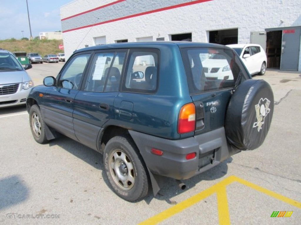 1997 RAV4 4WD - Dark Green Metallic / Gray photo #3
