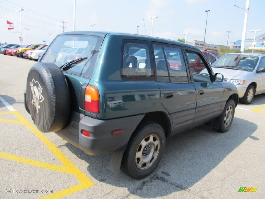 1997 RAV4 4WD - Dark Green Metallic / Gray photo #5