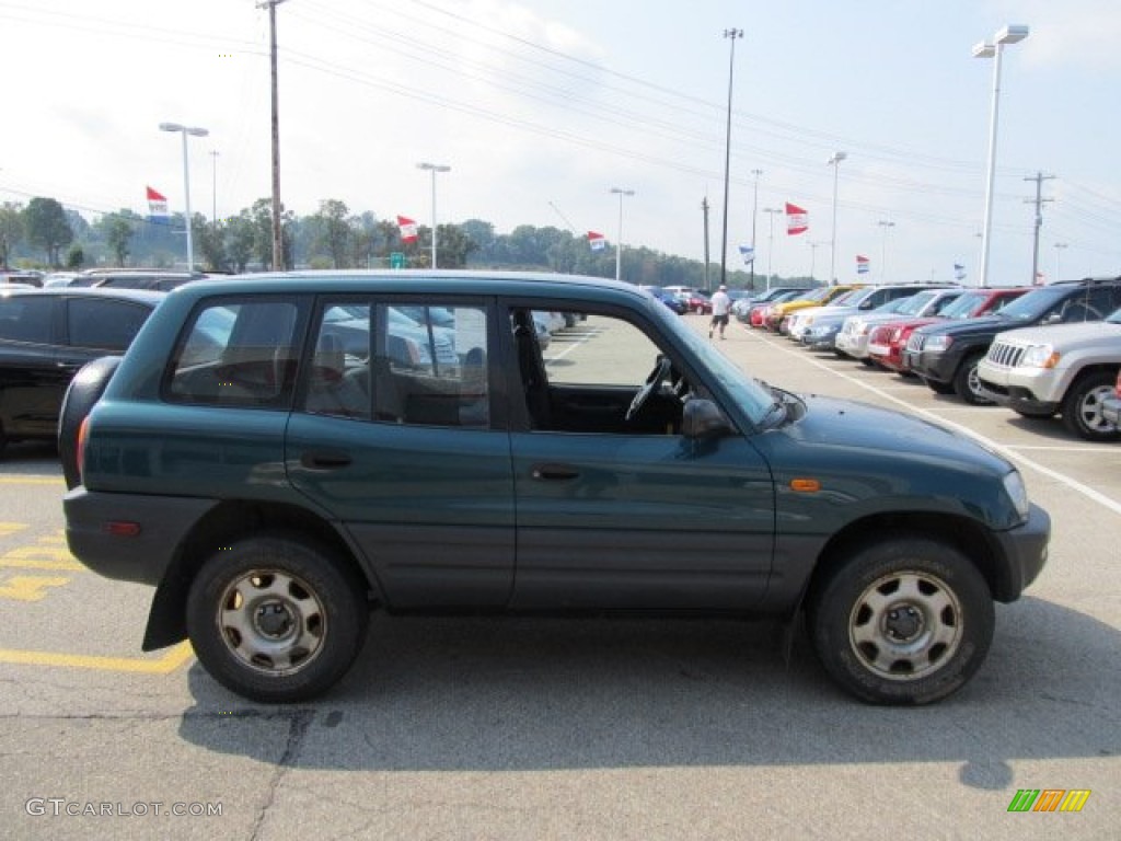 1997 RAV4 4WD - Dark Green Metallic / Gray photo #6