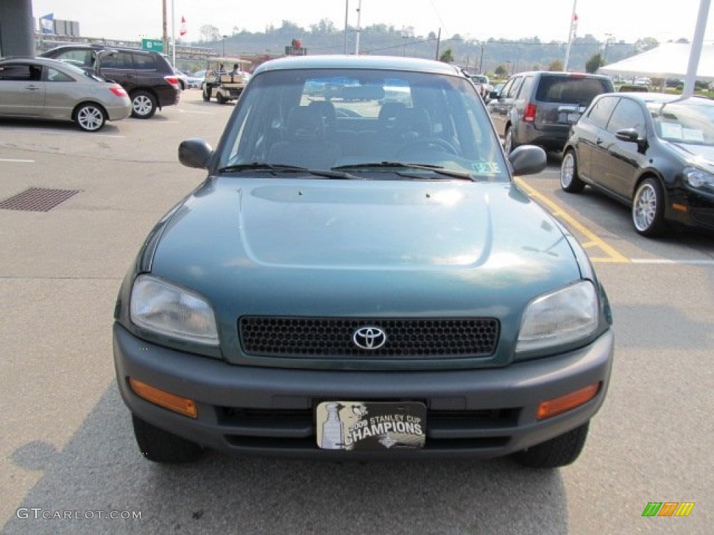 1997 RAV4 4WD - Dark Green Metallic / Gray photo #8