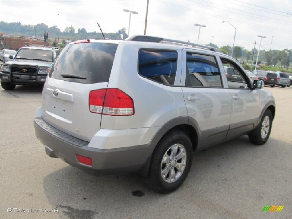 Bright Silver 2009 Kia Borrego EX V6 4x4 Exterior Photo #53976081