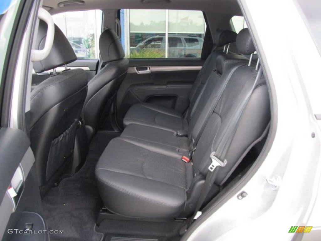 Black Interior 2009 Kia Borrego EX V6 4x4 Photo #53976163