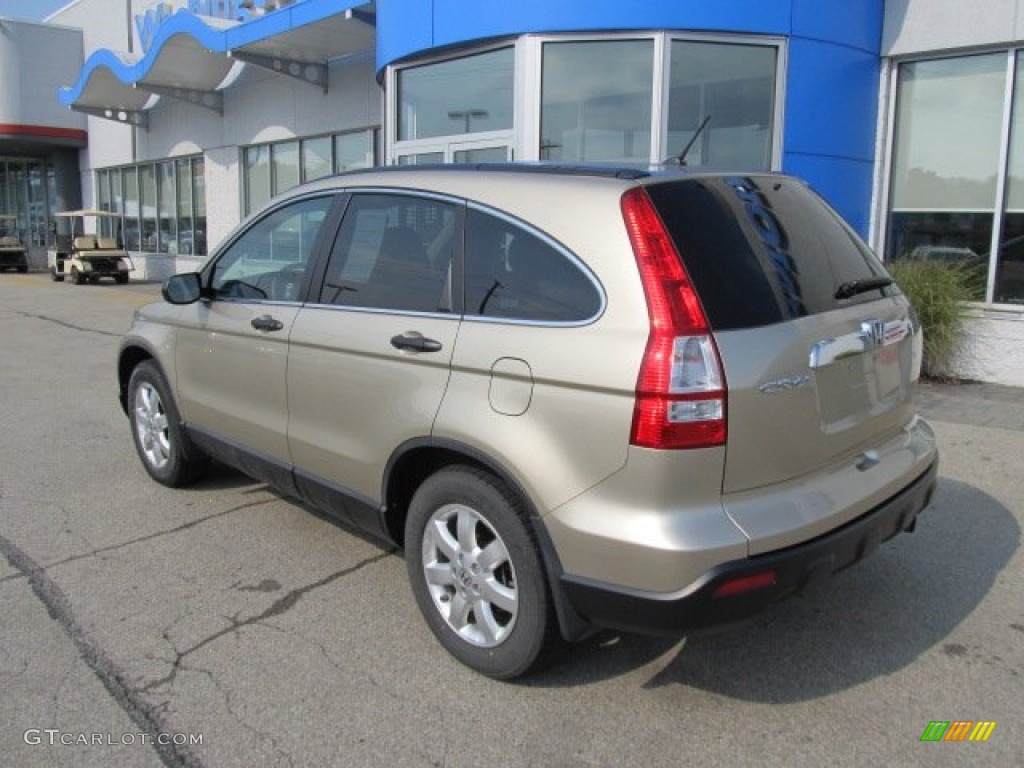 2009 CR-V EX 4WD - Borrego Beige Metallic / Ivory photo #6