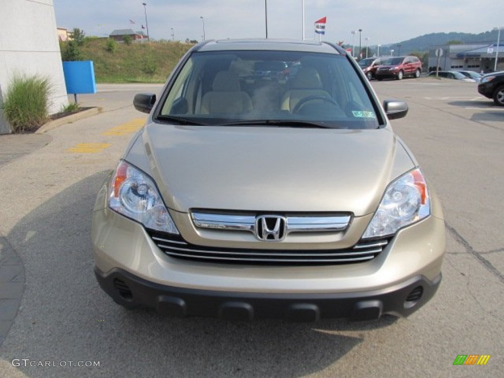 2009 CR-V EX 4WD - Borrego Beige Metallic / Ivory photo #11