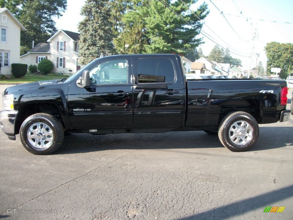 2011 Silverado 3500HD LTZ Crew Cab 4x4 - Black / Ebony photo #1