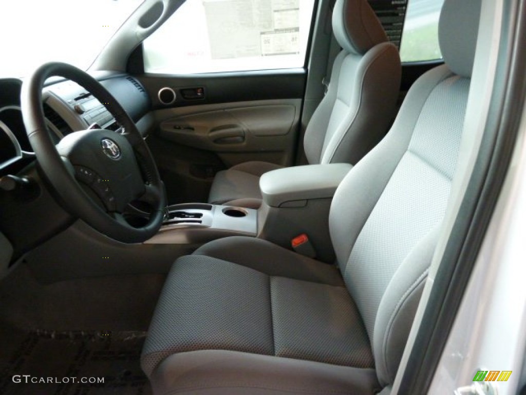 Graphite Gray Interior 2011 Toyota Tacoma V6 TRD Sport Double Cab 4x4 Photo #53976939