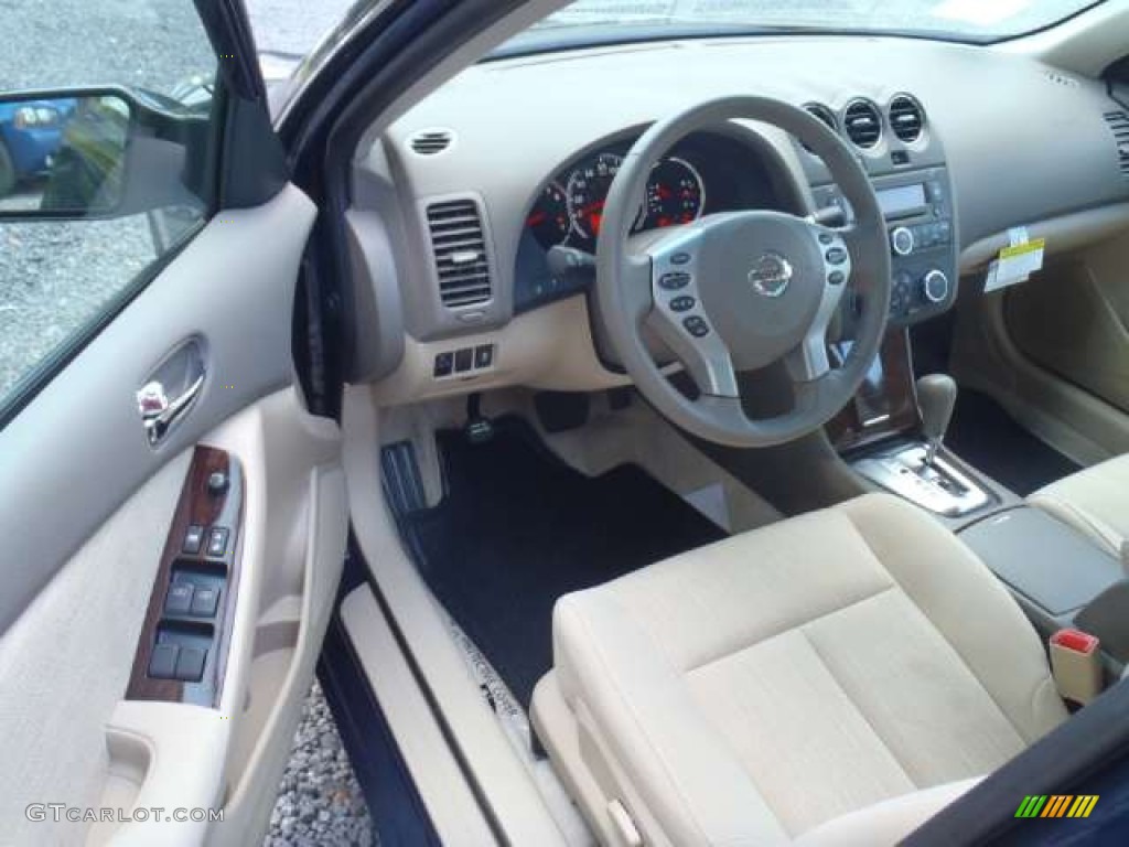 2012 Nissan Altima 2.5 S Blonde Dashboard Photo #53978464