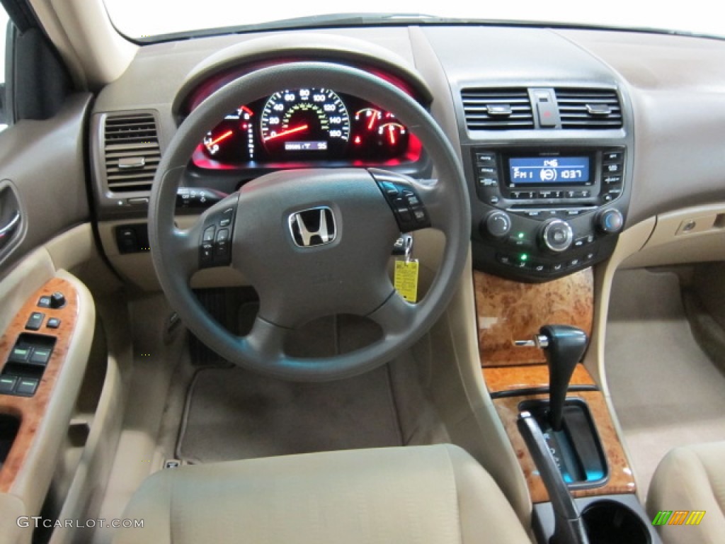 2004 Honda Accord EX Sedan Ivory Dashboard Photo #53978737