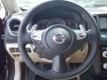 Cafe Latte 2012 Nissan Maxima 3.5 SV Steering Wheel