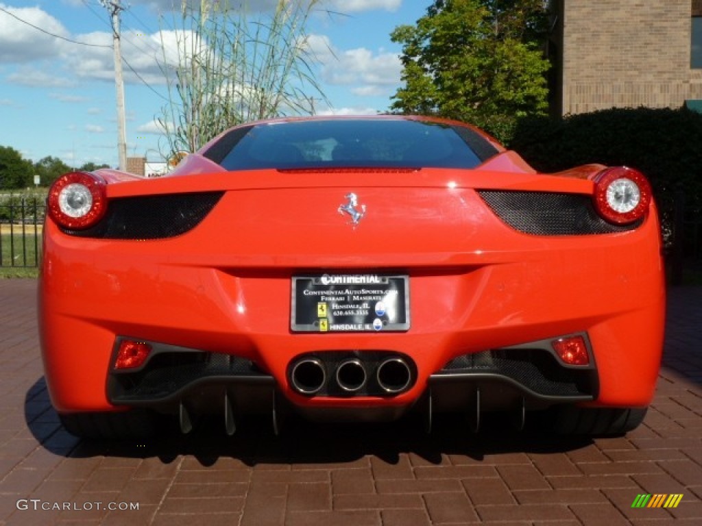 2011 458 Italia - Rosso Scuderia (Red) / Black/Red photo #11