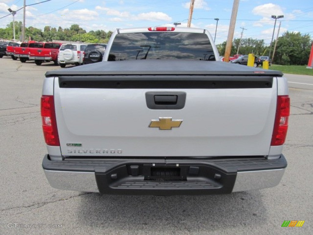 2010 Silverado 1500 Extended Cab 4x4 - Sheer Silver Metallic / Dark Titanium photo #4