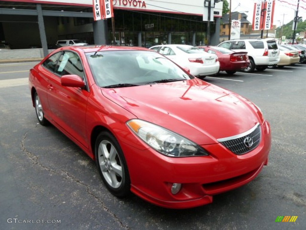 Absolutely Red 2005 Toyota Solara SE Coupe Exterior Photo #53984297