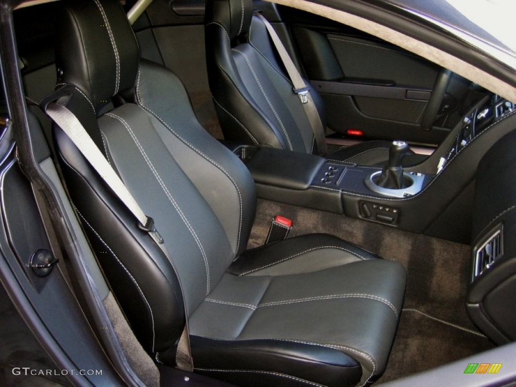 Obsidian Black Interior 2007 Aston Martin V8 Vantage Coupe Photo #53984350