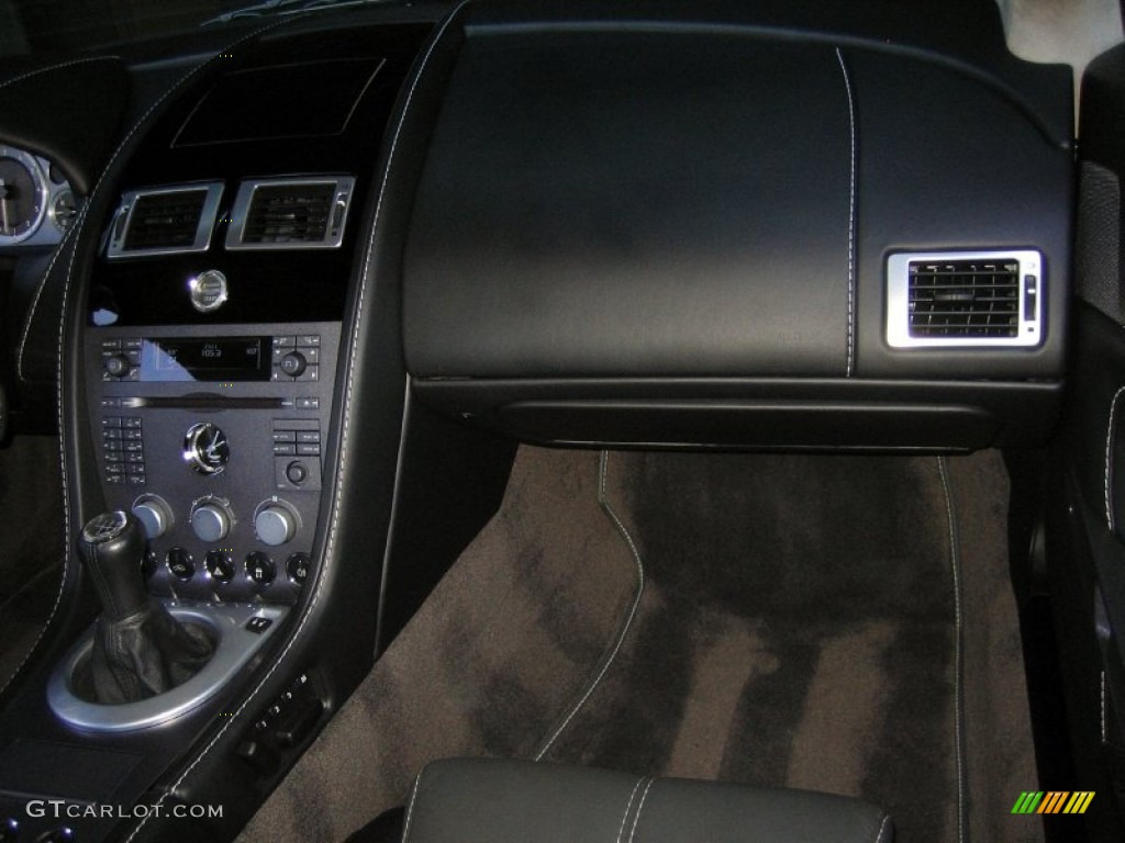 2007 Aston Martin V8 Vantage Coupe Obsidian Black Dashboard Photo #53984378