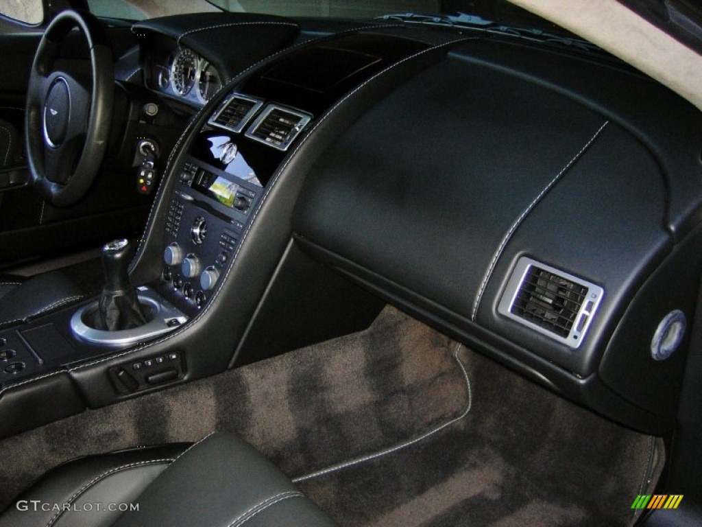 2007 Aston Martin V8 Vantage Coupe Obsidian Black Dashboard Photo #53984396