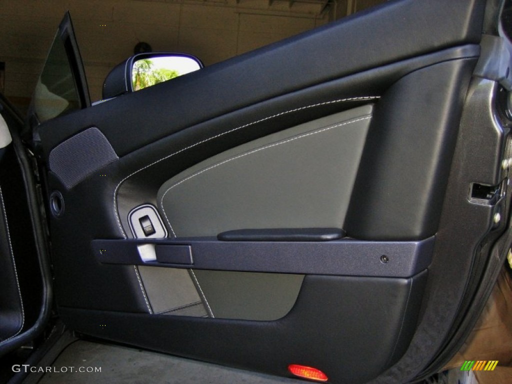 2007 Aston Martin V8 Vantage Coupe Obsidian Black Door Panel Photo #53984486