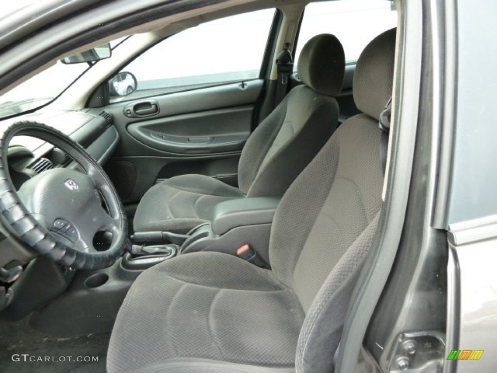 Dark Slate Gray Interior 2005 Dodge Stratus SXT Sedan Photo #53984888
