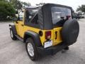 2009 Detonator Yellow Jeep Wrangler X 4x4  photo #3