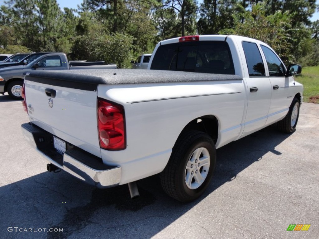 Bright White 2008 Dodge Ram 1500 Big Horn Edition Quad Cab Exterior Photo #53985224