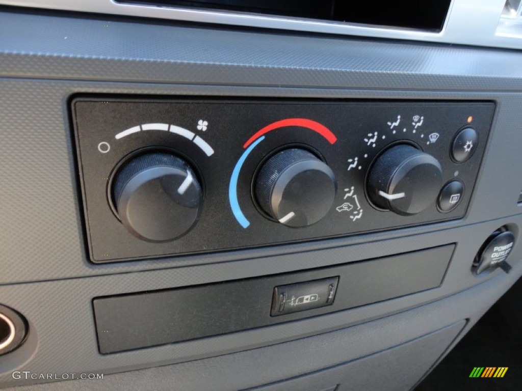 2008 Dodge Ram 1500 Big Horn Edition Quad Cab Controls Photo #53985371