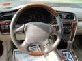 Beige 2004 Subaru Outback 3.0 L.L.Bean Edition Wagon Steering Wheel