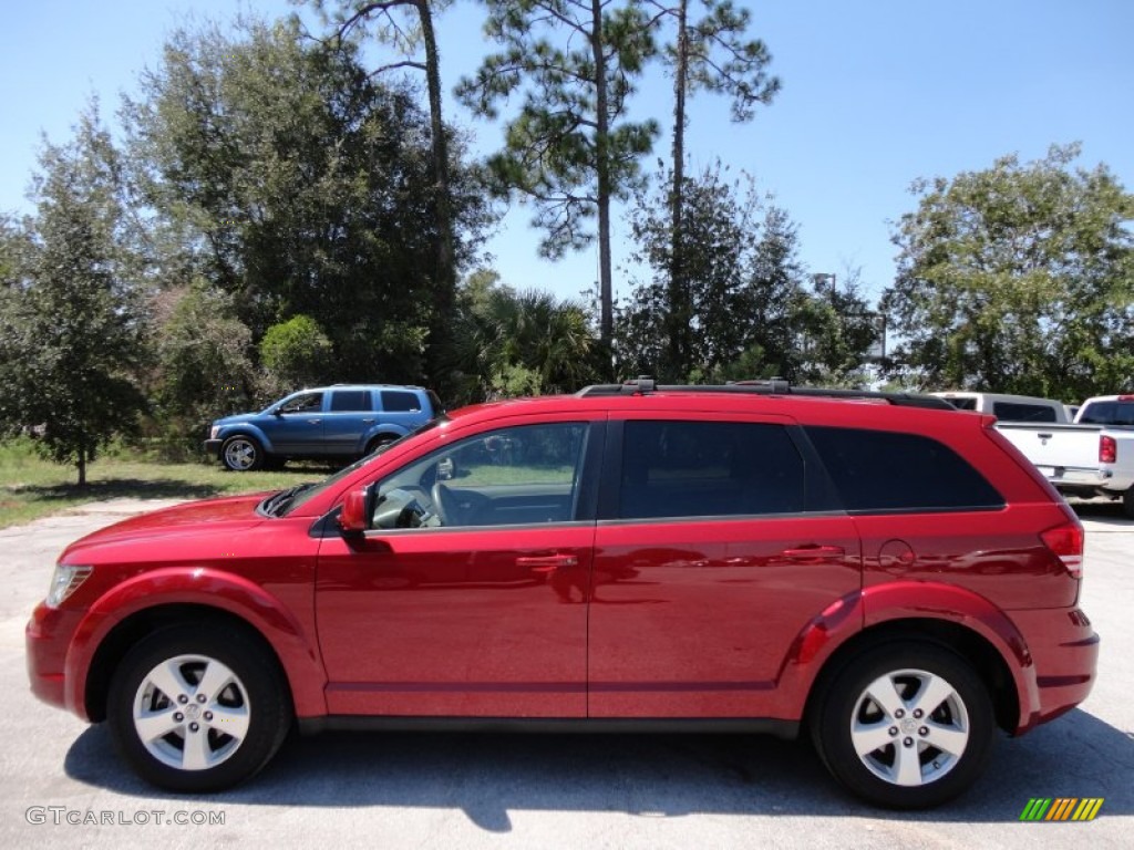 Inferno Red Crystal Pearl 2009 Dodge Journey SXT Exterior Photo #53985620