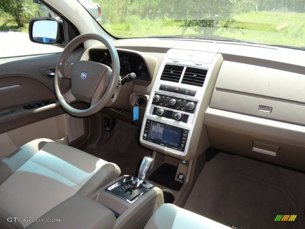 2009 Dodge Journey SXT Pastel Pebble Beige Dashboard Photo #53985728