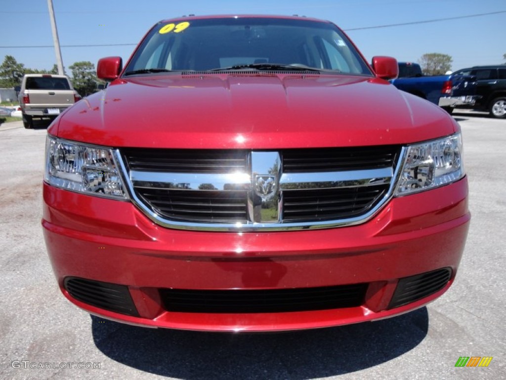 Inferno Red Crystal Pearl 2009 Dodge Journey SXT Exterior Photo #53985767