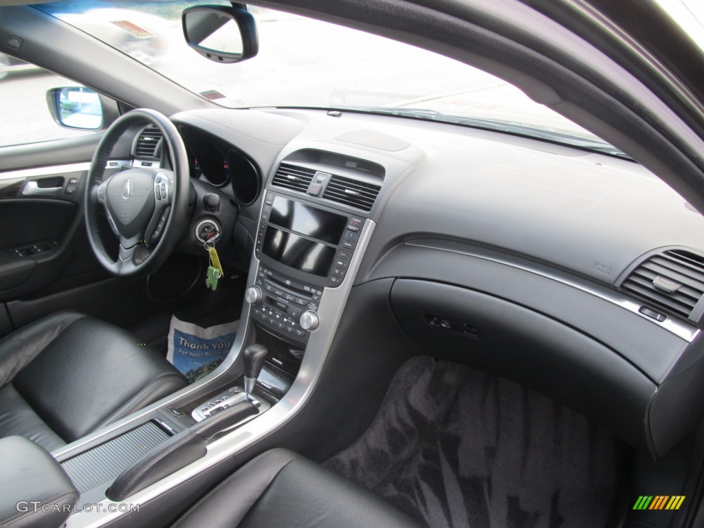 2008 Acura TL 3.2 Ebony Dashboard Photo #53985890