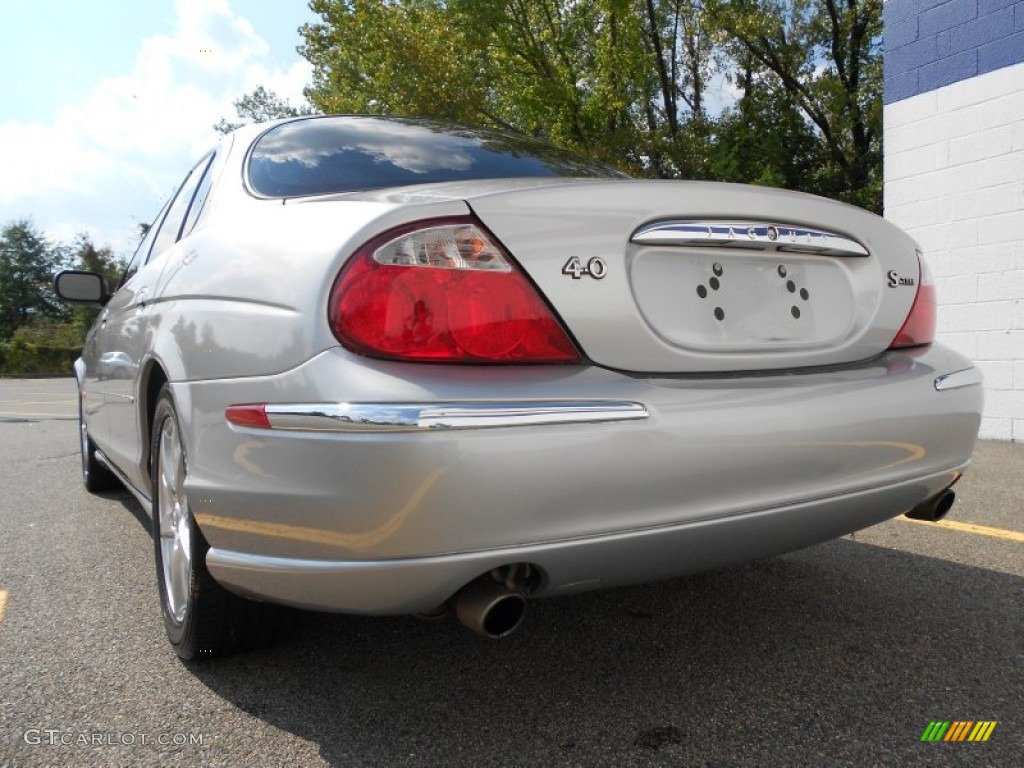 Platinum Metallic 2000 Jaguar S-Type 4.0 Exterior Photo #53986064
