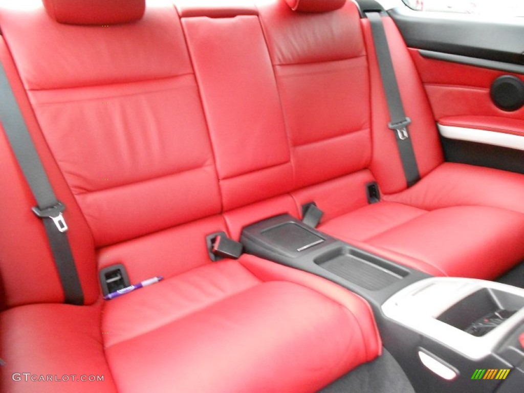 2007 3 Series 335i Coupe - Titanium Silver Metallic / Coral Red/Black photo #14