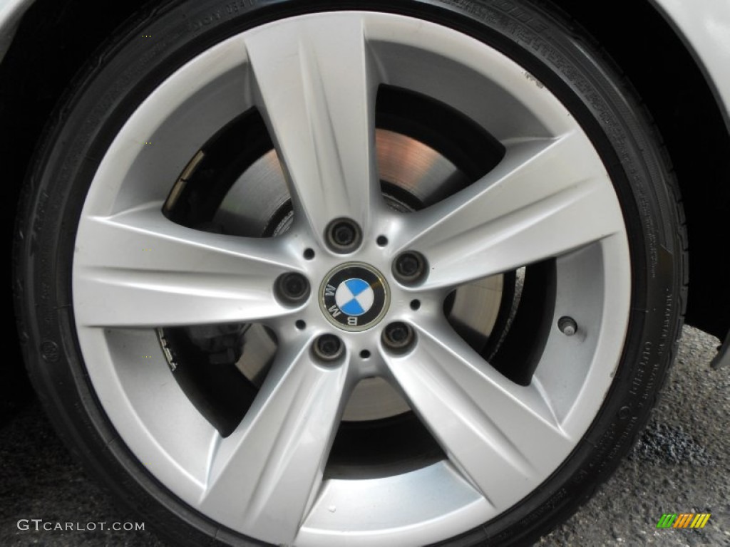2007 3 Series 335i Coupe - Titanium Silver Metallic / Coral Red/Black photo #30