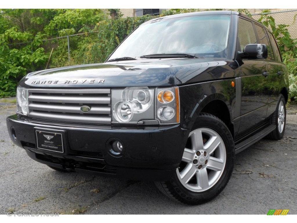 Java Black 2004 Land Rover Range Rover HSE Exterior Photo #53986470
