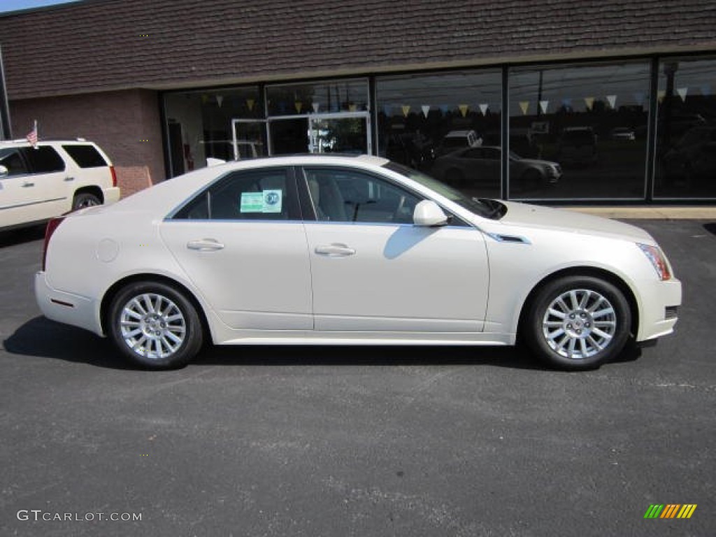 White Diamond Tricoat 2012 Cadillac CTS 4 3.0 AWD Sedan Exterior Photo #53986993