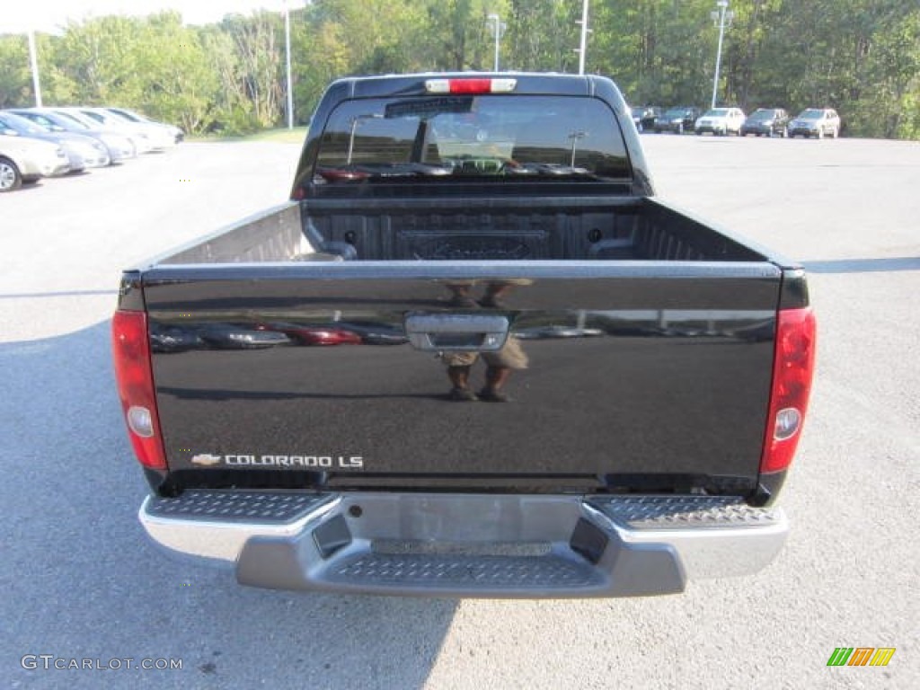 Black 2005 Chevrolet Colorado LS Crew Cab Exterior Photo #53988589