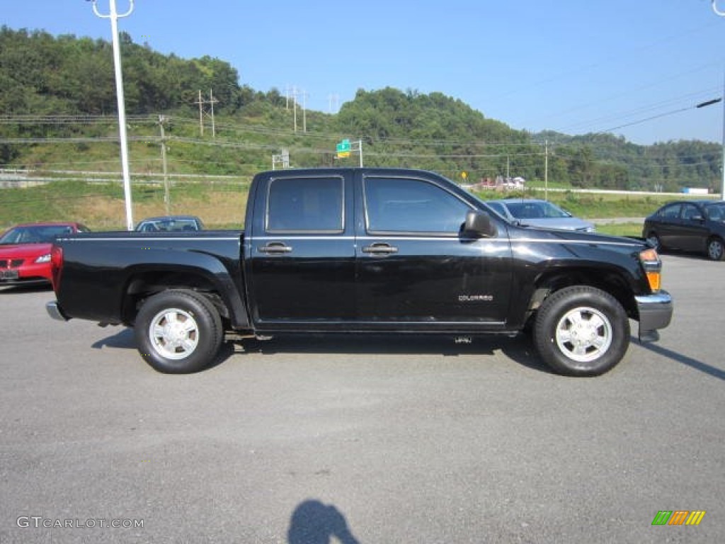 Black 2005 Chevrolet Colorado LS Crew Cab Exterior Photo #53988607